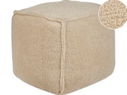 Puf ALIPUR Boucle Lysebrun