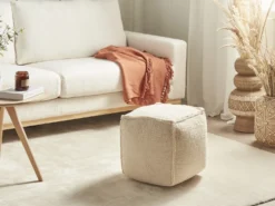 Puf ALIPUR Boucle Lysebrun