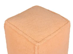 Puf ALIPUR Boucle Orange