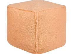 Puf ALIPUR Boucle Orange