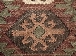 Puf ARVEN Jute Multifarvet