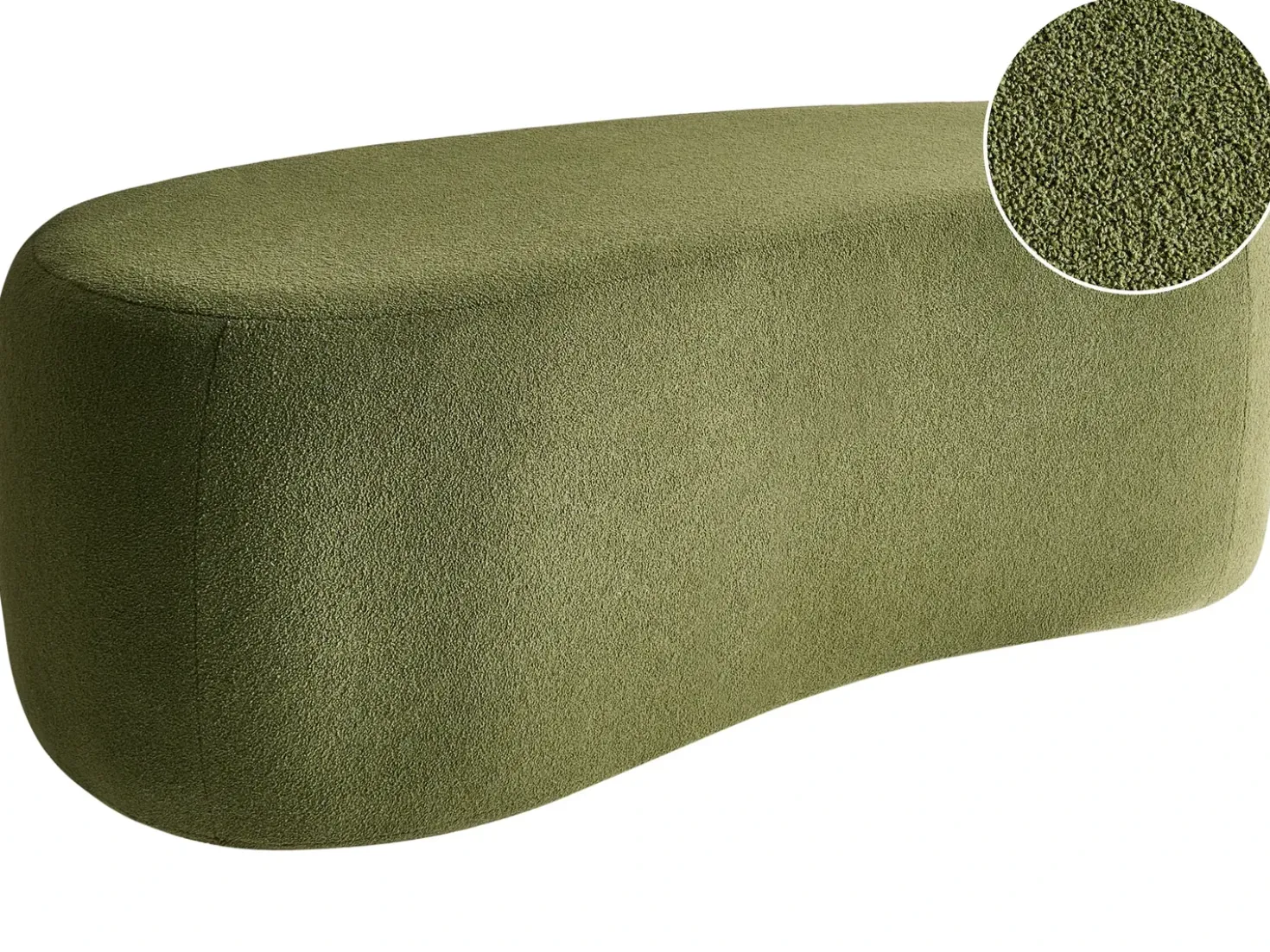 Puf BAYARD Boucle Grøn