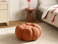 Puf BEAUFORT Boucle Brun