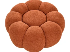 Puf BEAUFORT Boucle Brun