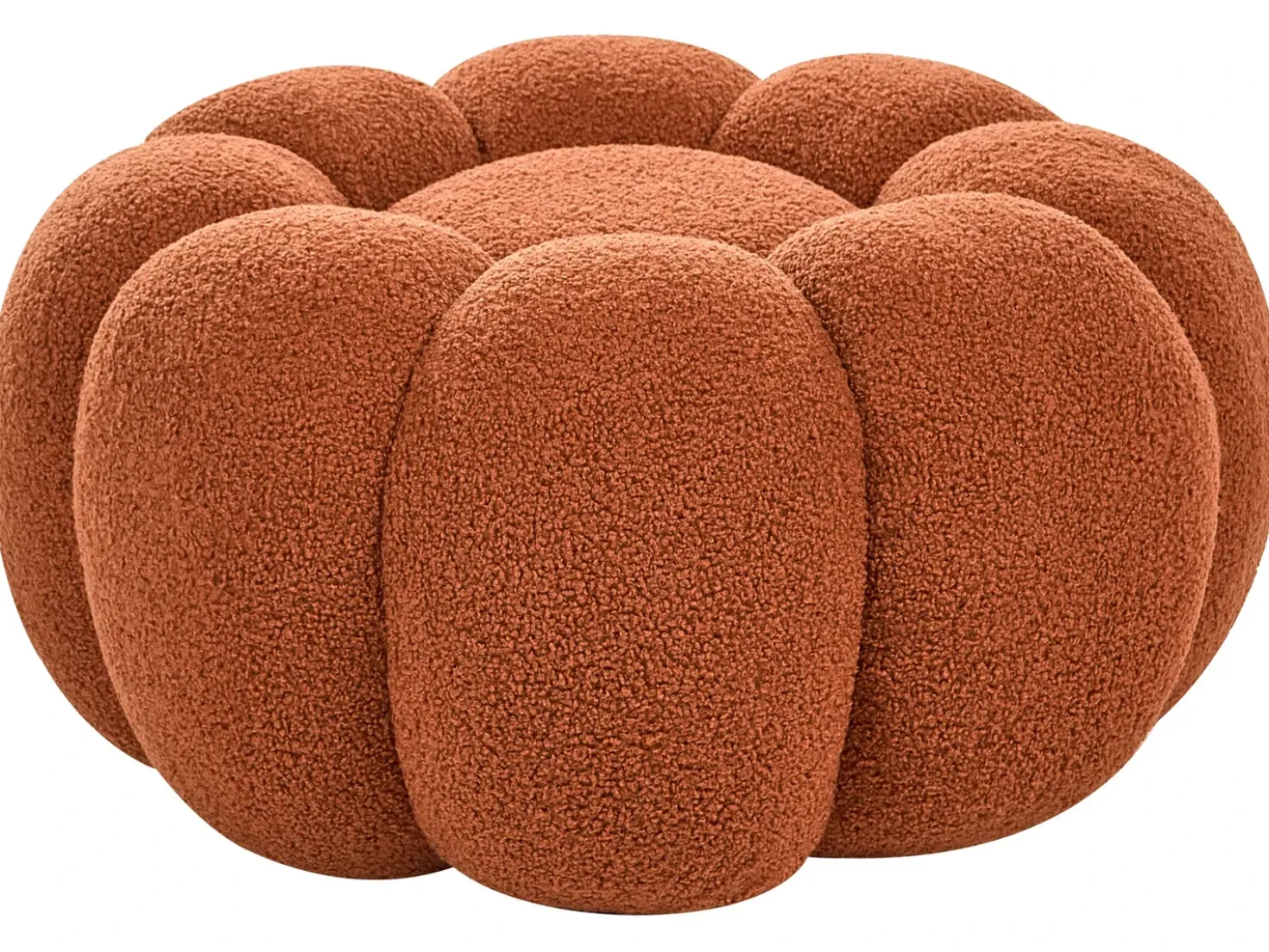Puf BEAUFORT Boucle Brun