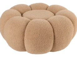 Puf BEAUFORT Boucle Lysebrun