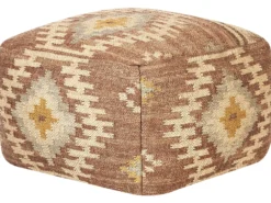 Puf BEEL Jute Multifarvet