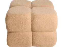 Puf CALIENTE Boucle Beige