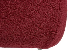 Puf CALIENTE Boucle Mørkerød