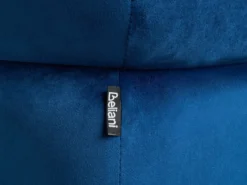 Puf CALIENTE Velour Navy Blå