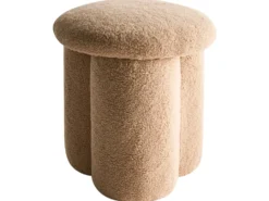 Puf CARRINGTON Boucle Beige