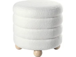 Puf CHILLY Boucle Cremehvid