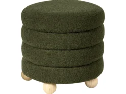 Puf CHILLY Boucle Grøn