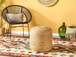 Puf DALAMA Jute Sand Beige
