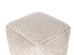 Puf DAMAN Bomuld Lys Beige