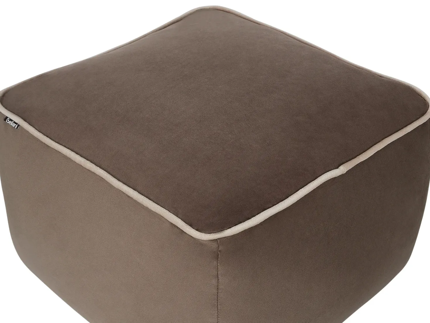 Puf DAREYN Velour Brun