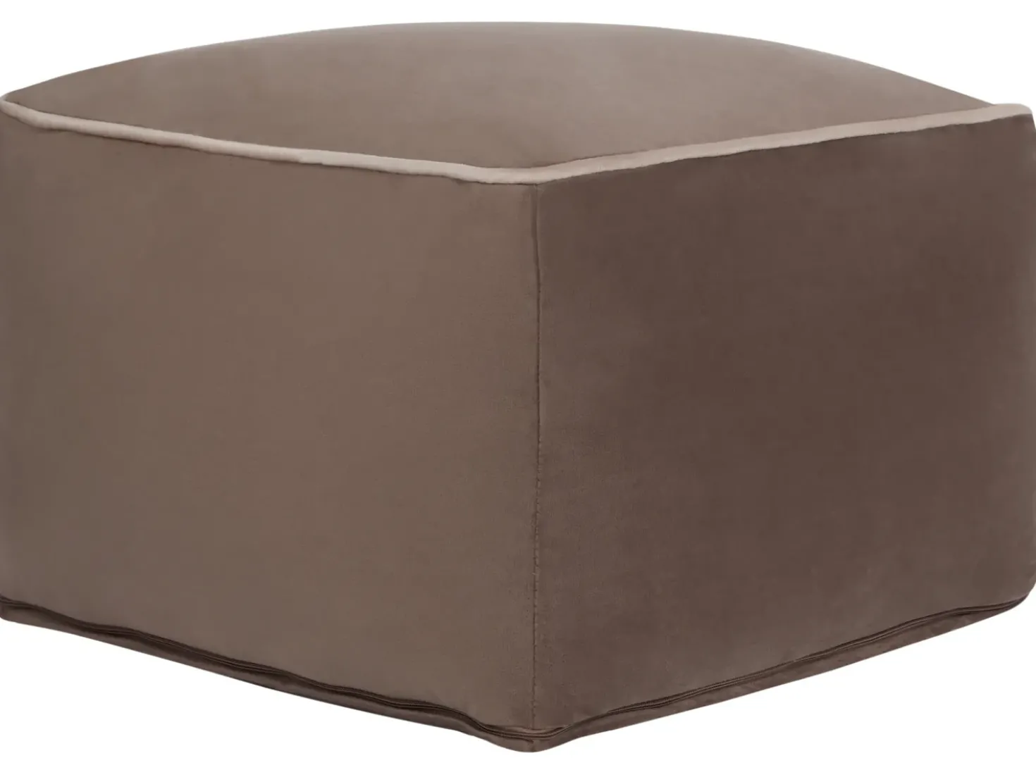 Puf DAREYN Velour Brun