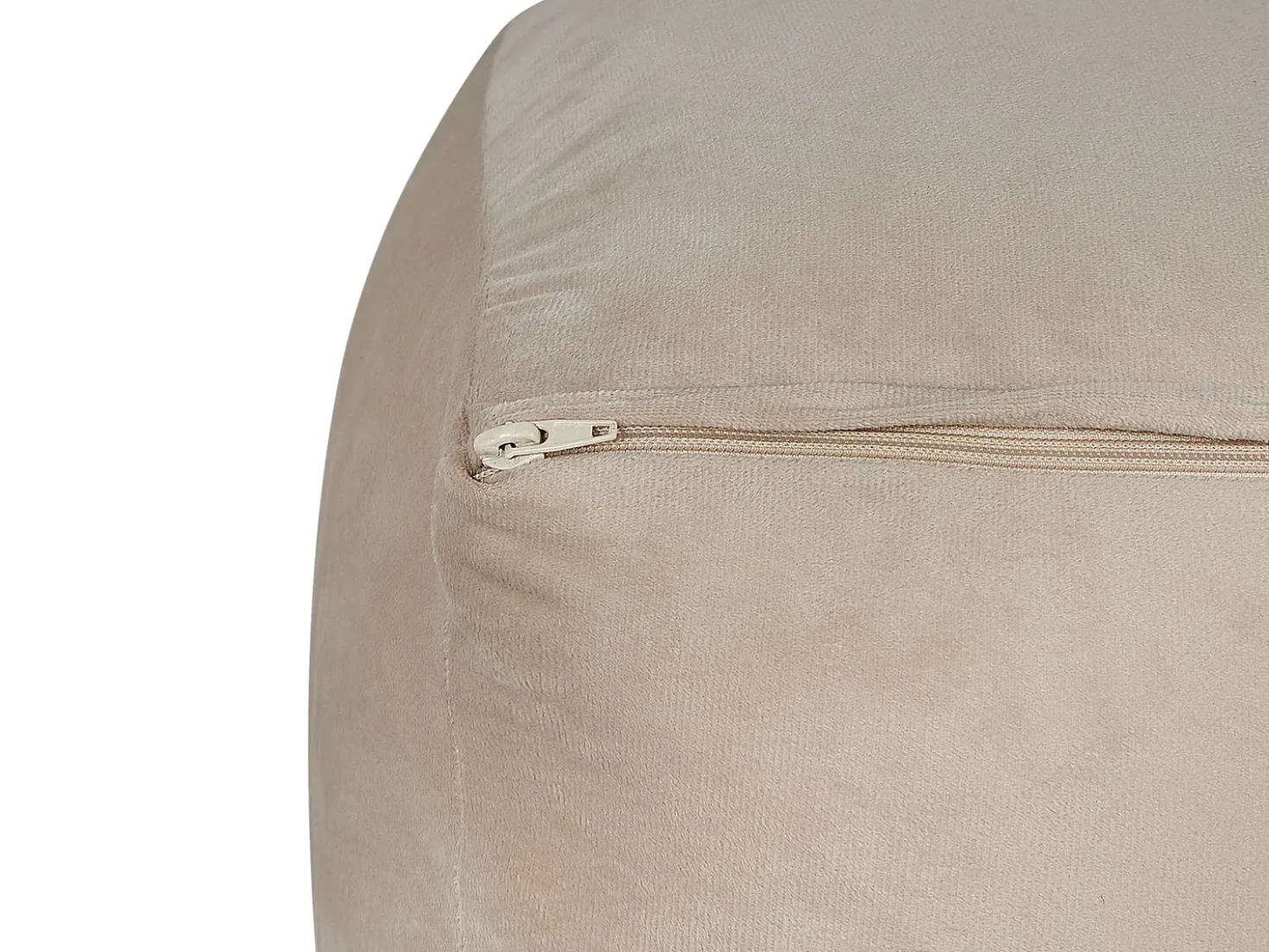 Puf DAREYN Velour Sand Beige