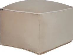 Puf DAREYN Velour Sand Beige