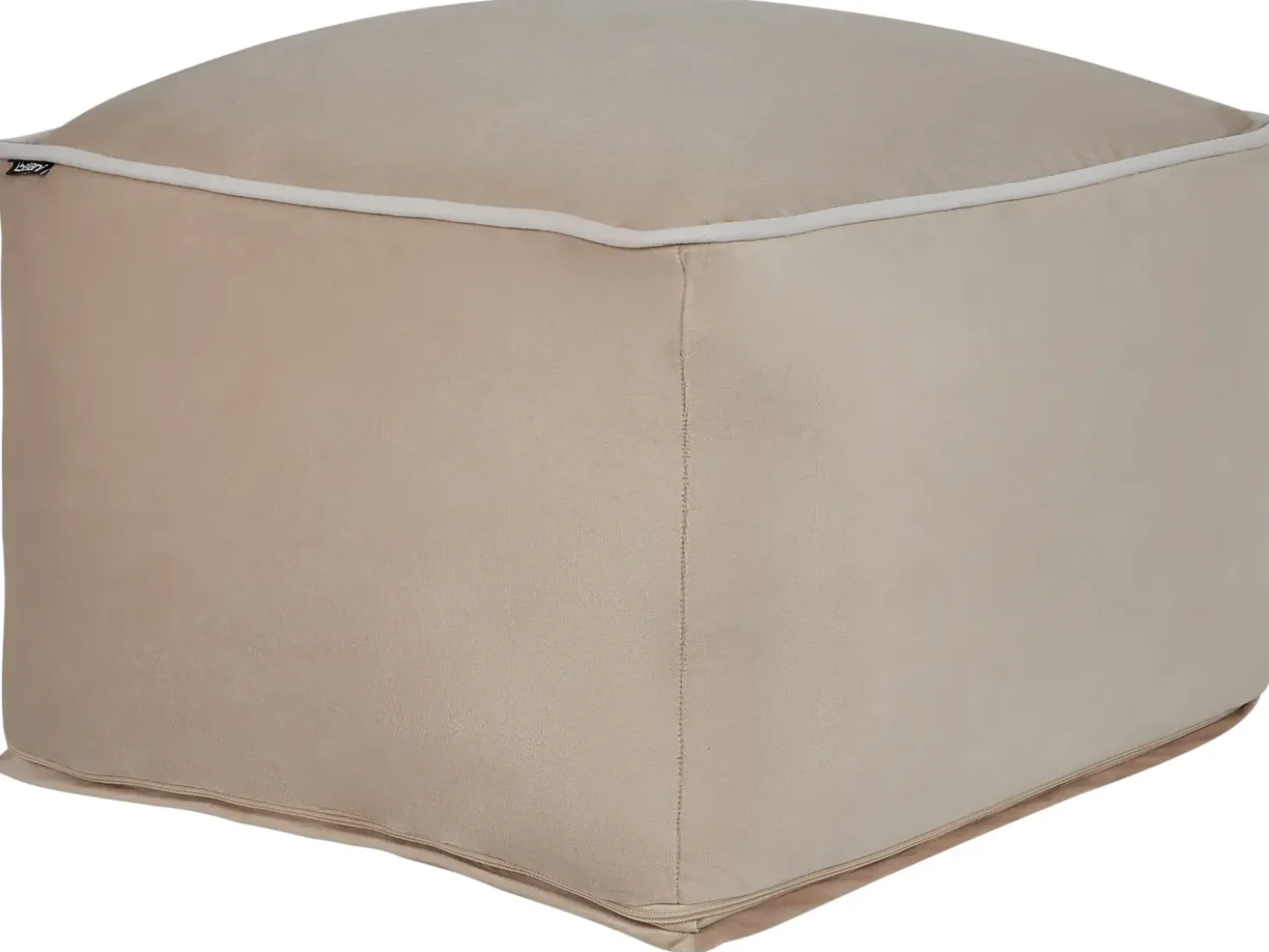 Puf DAREYN Velour Sand Beige