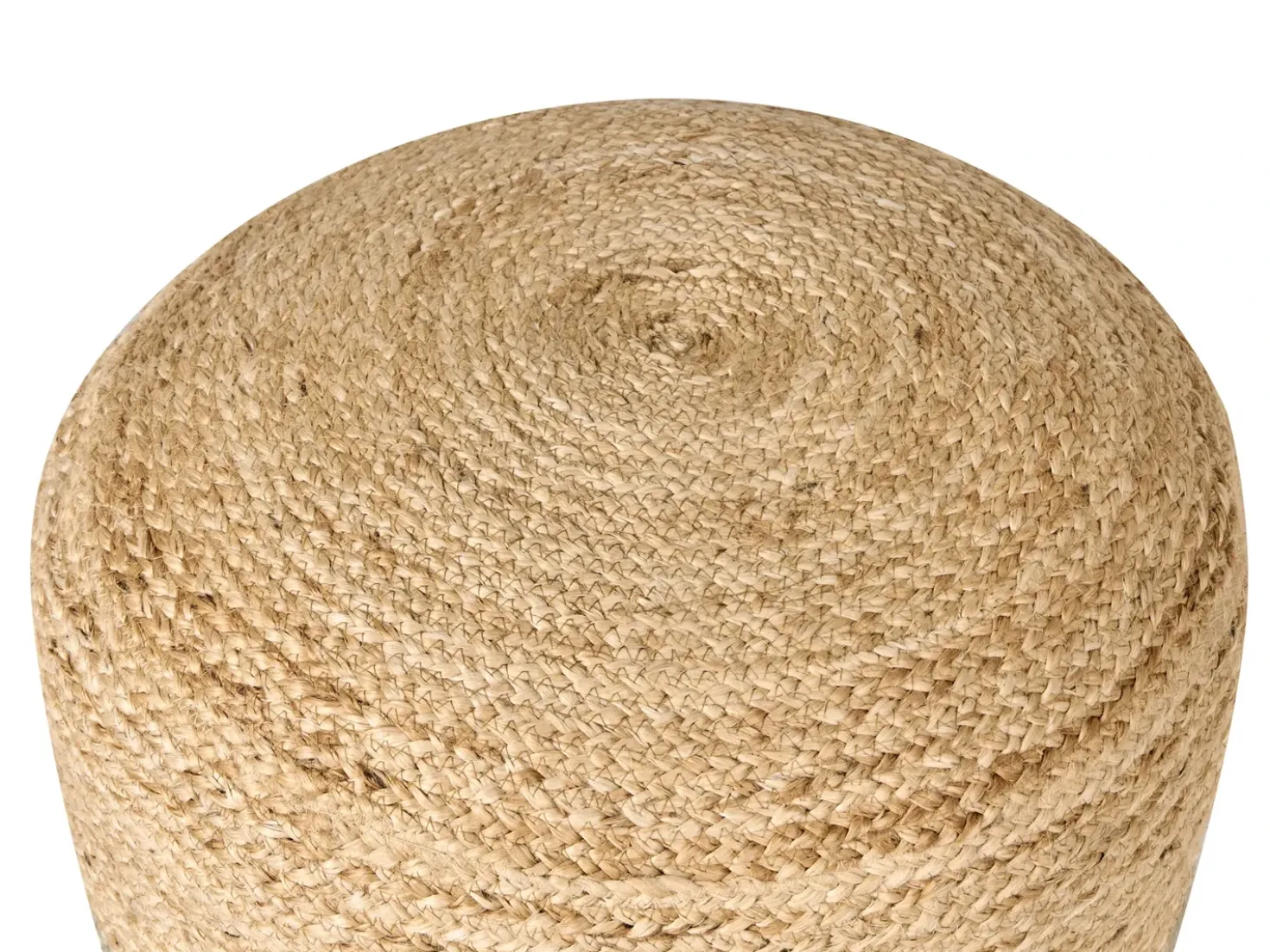 Puf DUKI Jute Brungrå