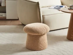 Puf EUFAULA Boucle Beige