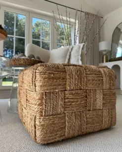 Puf HOSRI Jute Beige