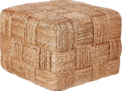 Puf HOSRI Jute Beige