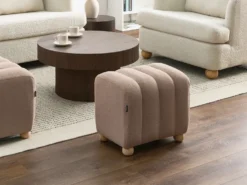 Puf IDYLLWILD Boucle Beige