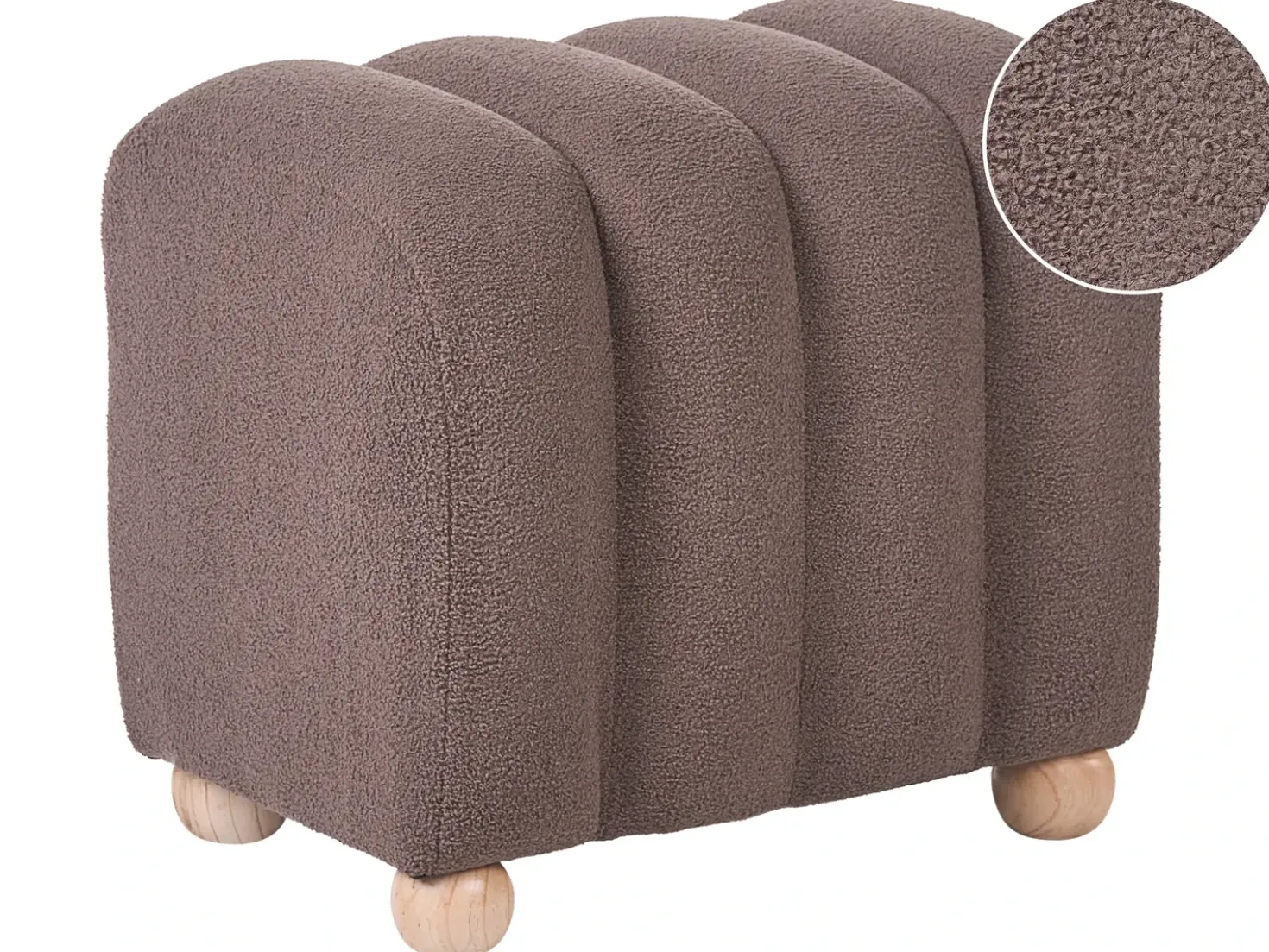 Puf IDYLLWILD Boucle Brun