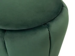 Puf IRVING Velour Mørkegrøn