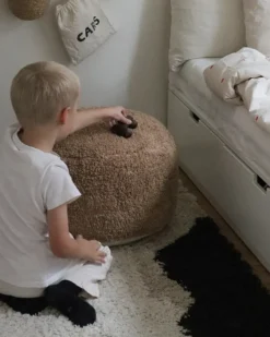 Puf KANDHKOT Bomuld Brun