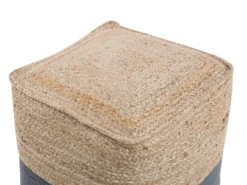 Puf KIRAMA Jute Mørkegrå