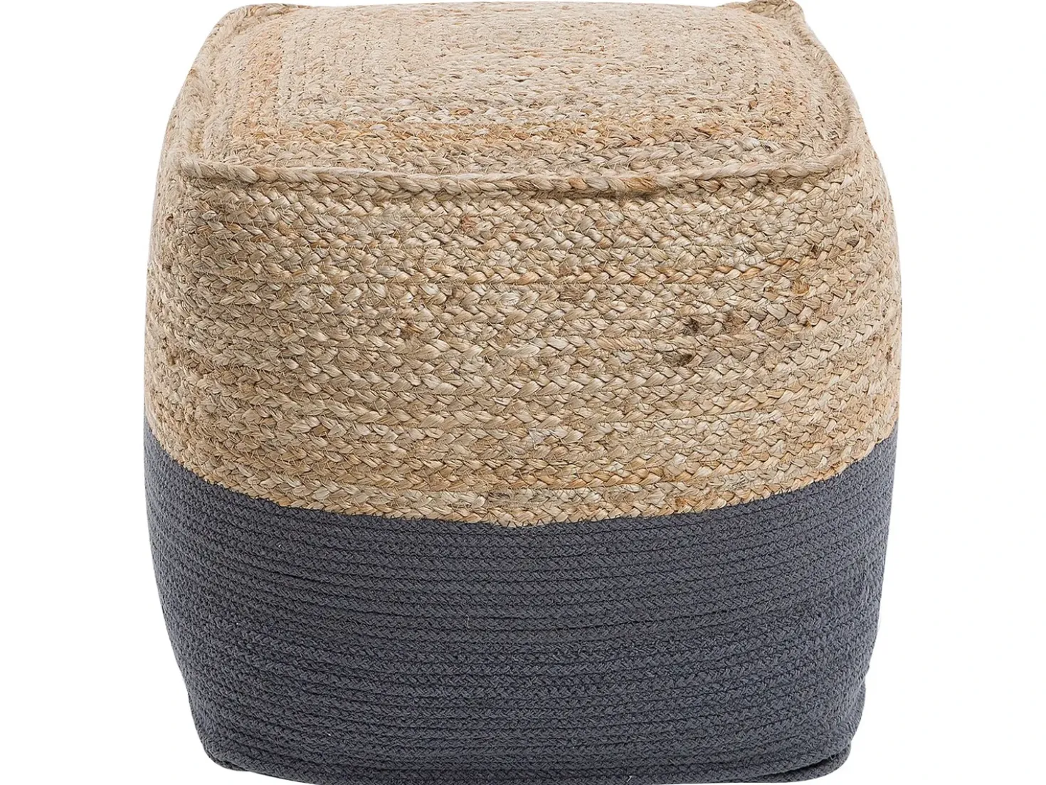 Puf KIRAMA Jute Mørkegrå