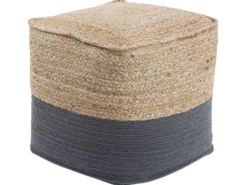Puf KIRAMA Jute Mørkegrå