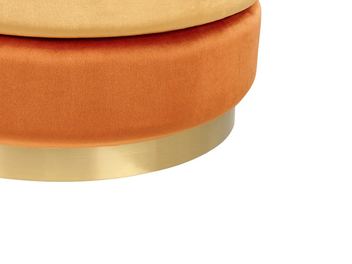 Puf LOUIN Velour Orange