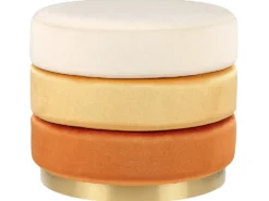 Puf LOUIN Velour Orange