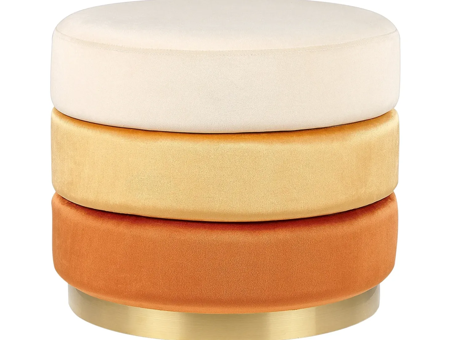 Puf LOUIN Velour Orange