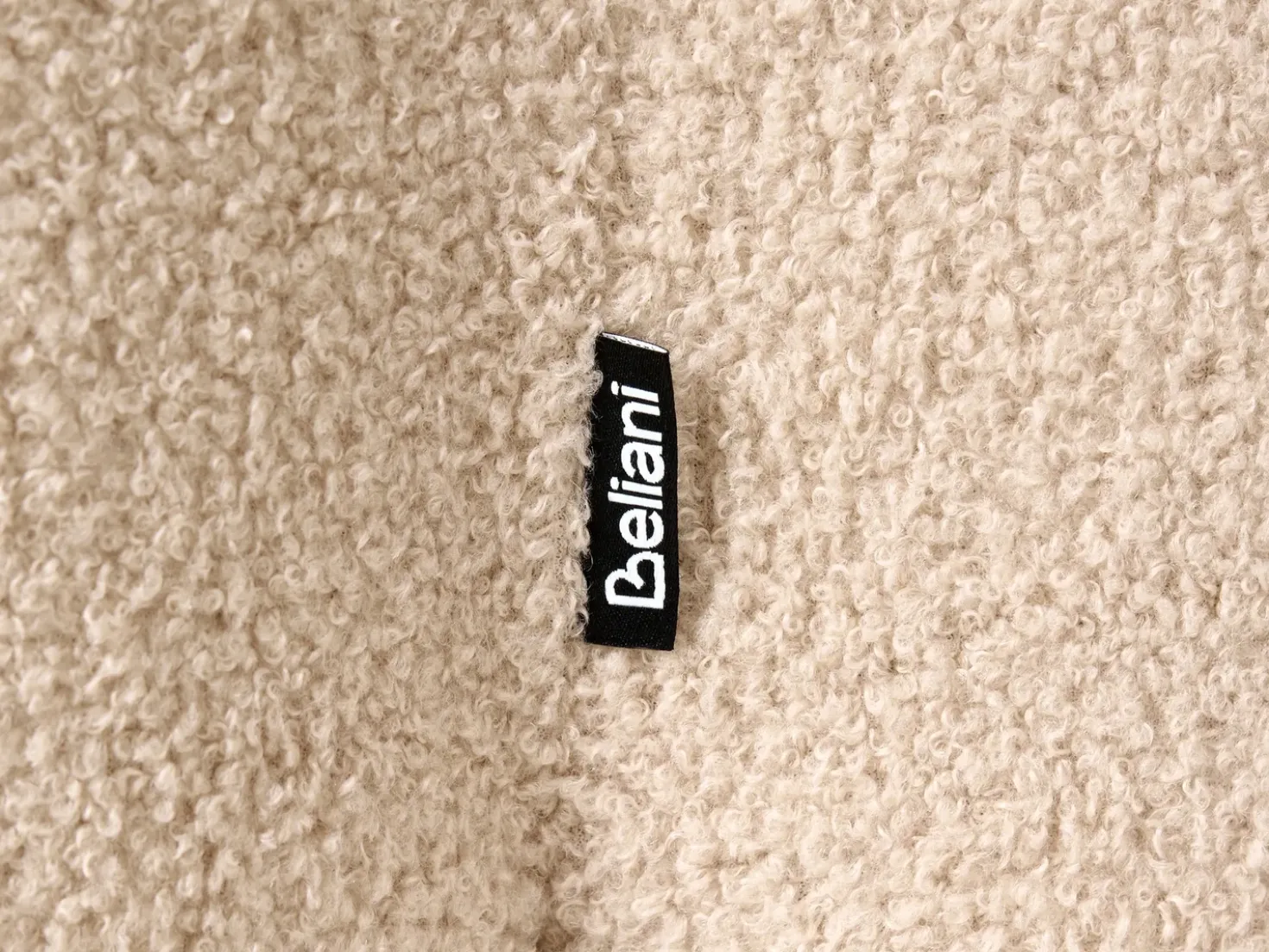 Puf MANCOS Boucle Beige