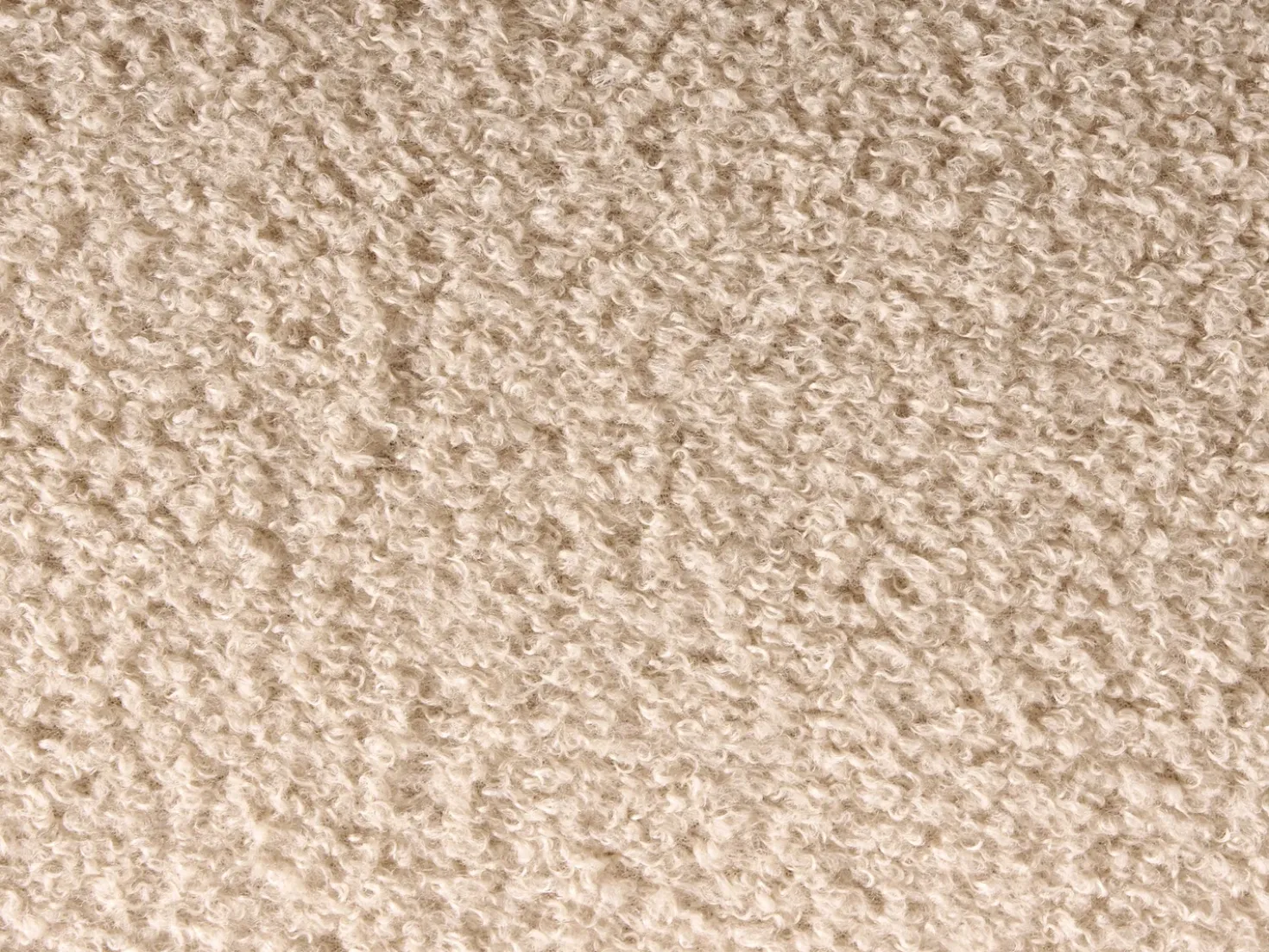 Puf MANCOS Boucle Beige