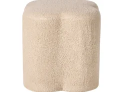 Puf MANCOS Boucle Beige
