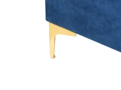 Puf med opbevaring ABERDEEN Velour Navy Blå