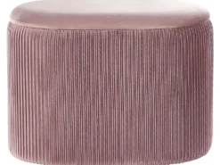 Puf med opbevaring RICHLAND Velour Lyserød