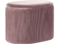 Puf med opbevaring RICHLAND Velour Lyserød