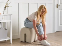 Puf MODOC Velour Beige
