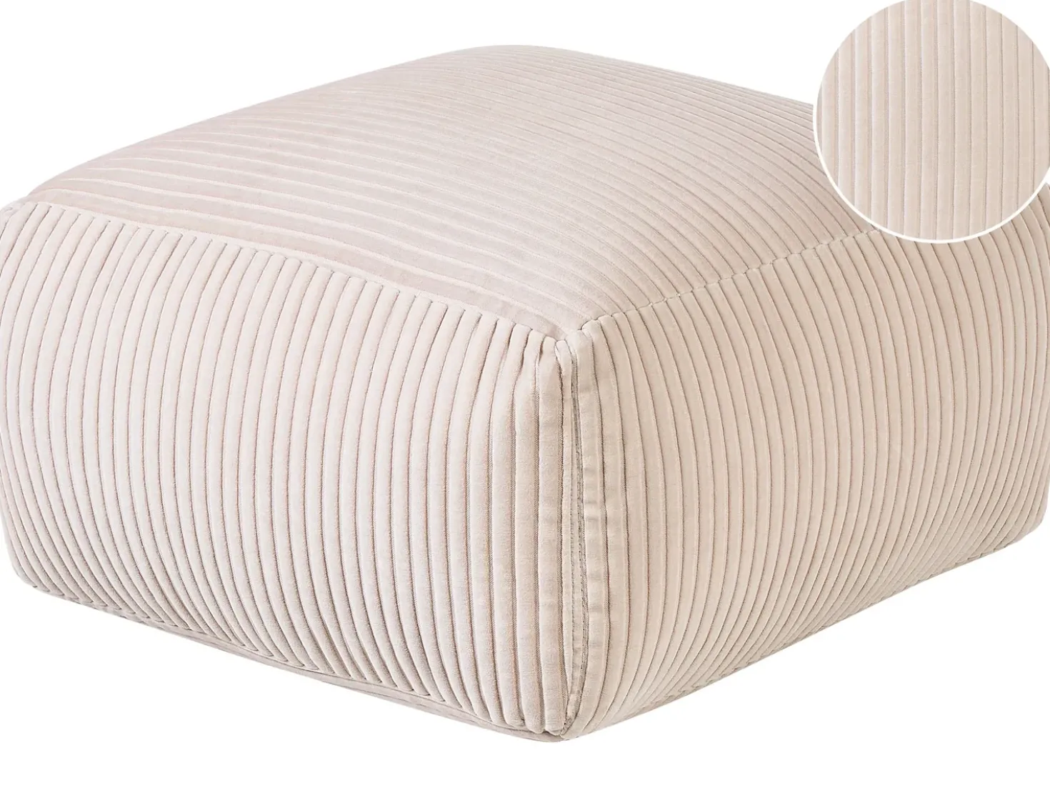 Puf MUKKI Bomuld Beige