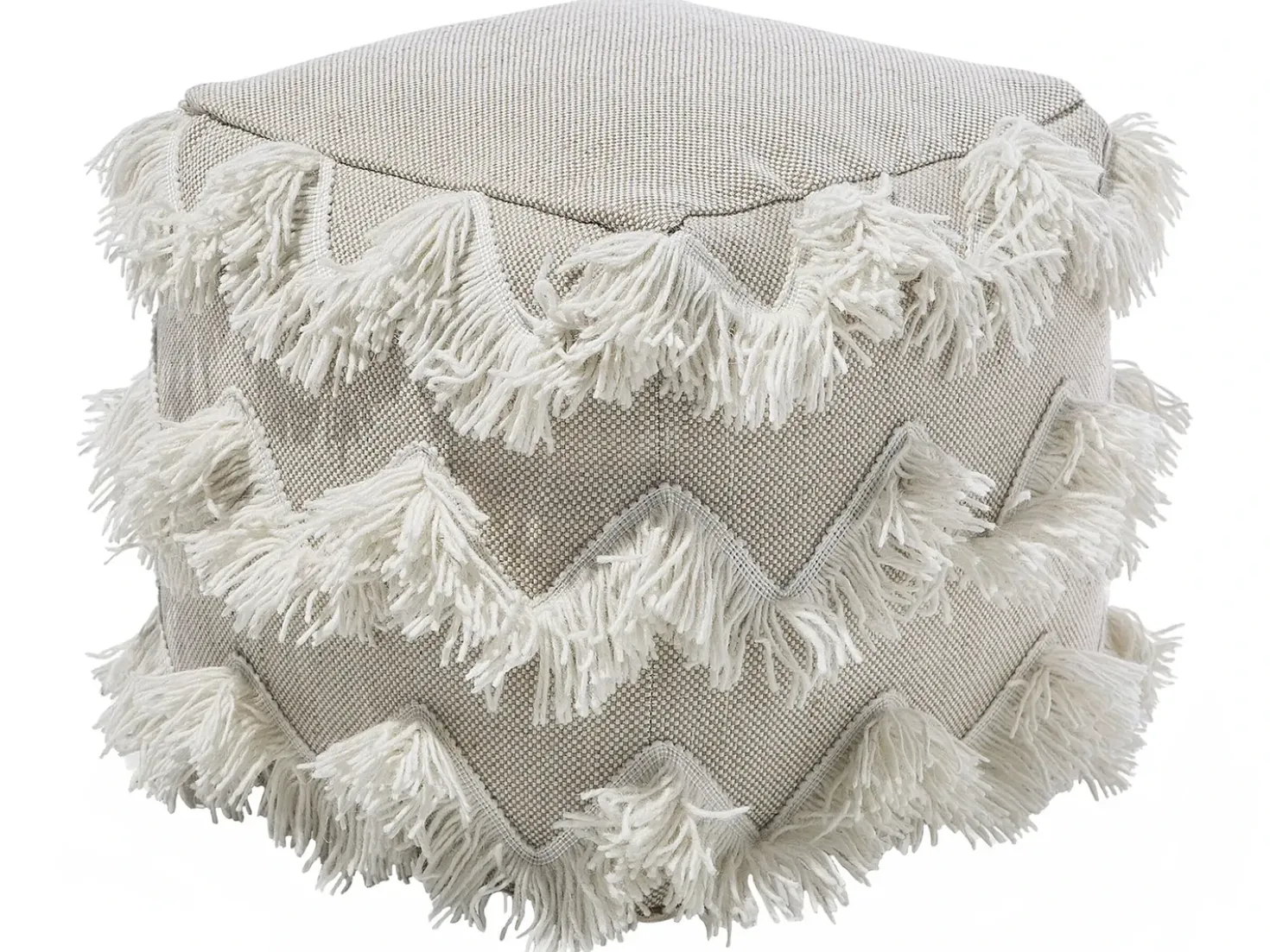 Puf NASHIK Bomuld Beige