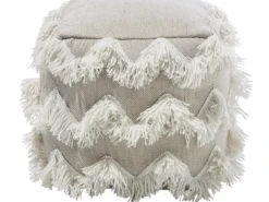 Puf NASHIK Bomuld Beige