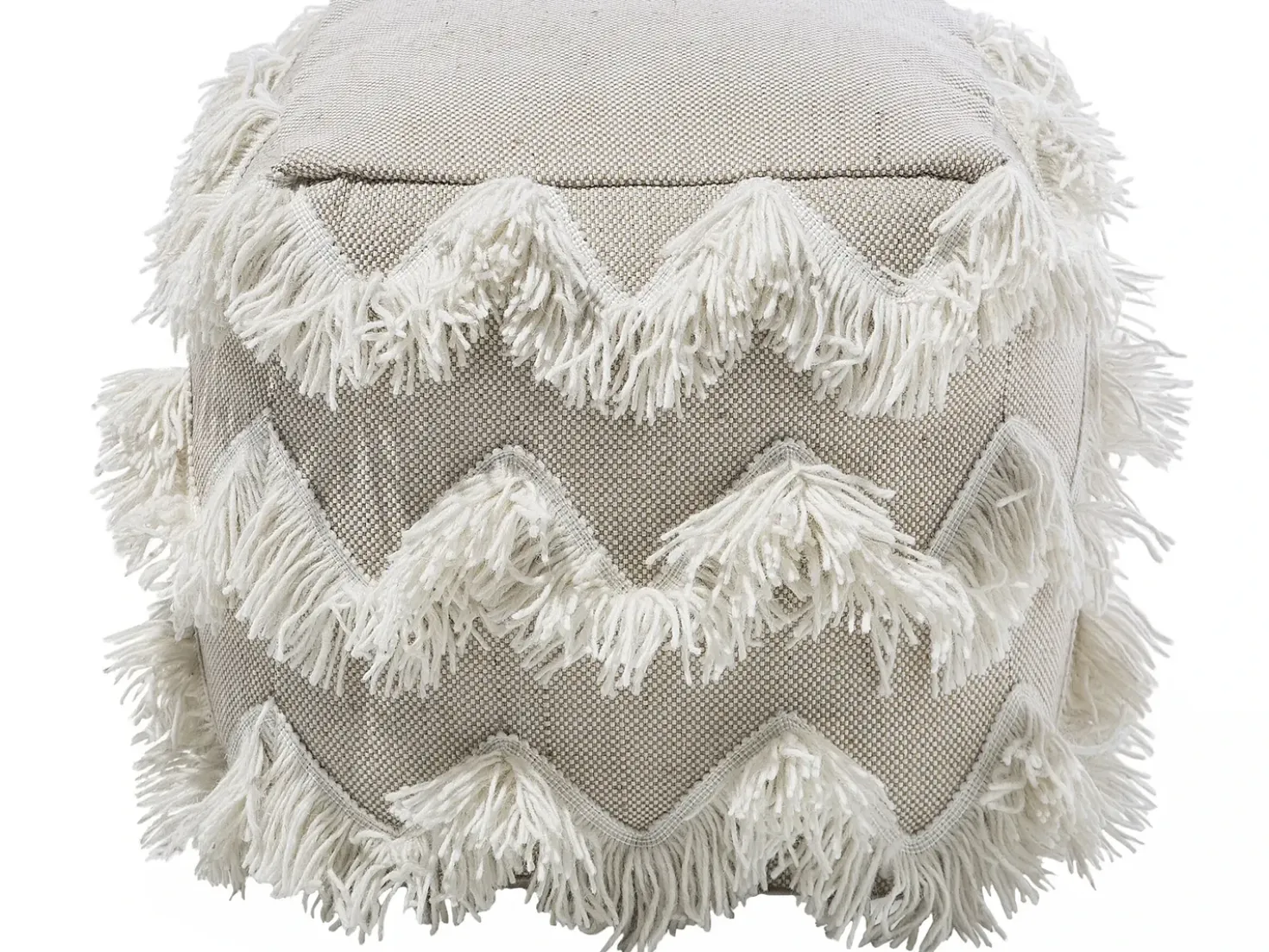 Puf NASHIK Bomuld Beige