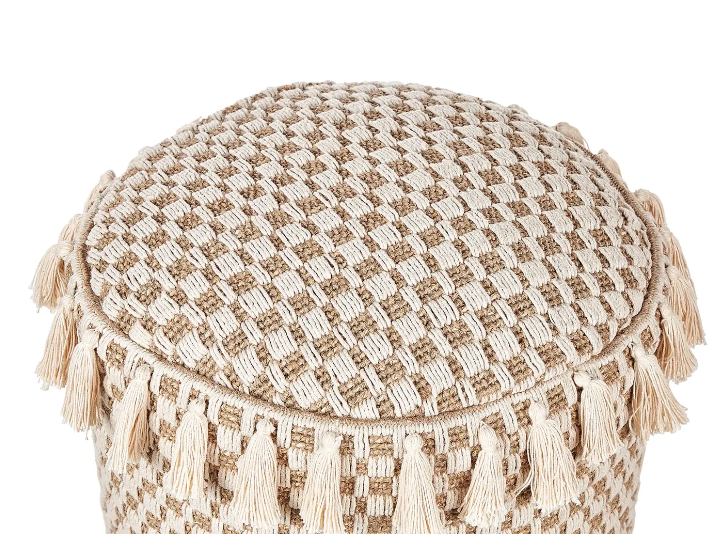 Puf PIRAK Bomuld Lys Beige
